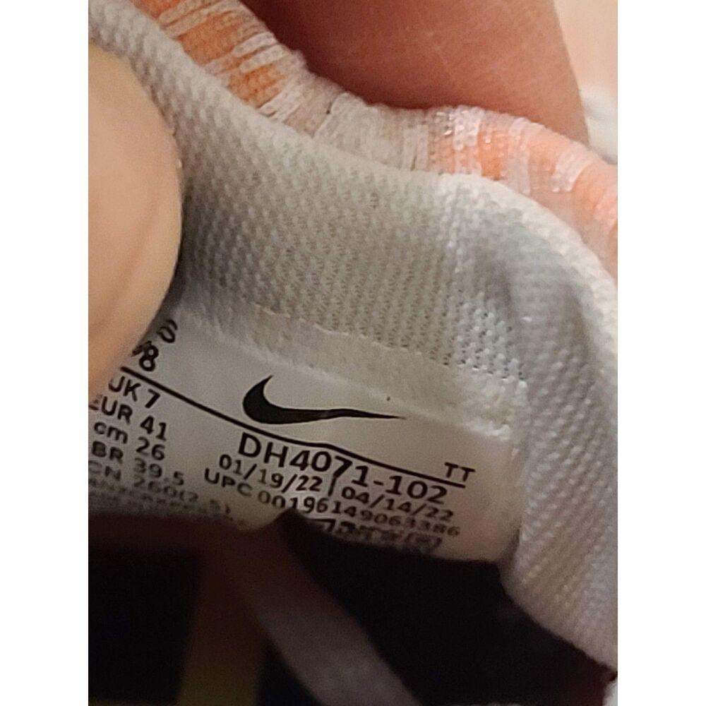 Nike Air Zoom Pegasus 39 White Bright Crimson Running Shoes Men’s 8 - Picture 2 of 12